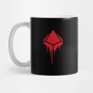 Red D10 Dice of the Vampire Mug